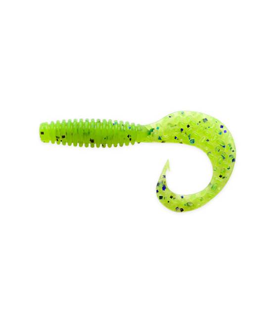 Силиконовые приманки UPSTREAM Swirl 1.8" 313 green apple