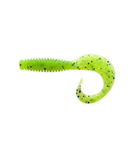 Силиконовые приманки UPSTREAM Swirl 1.8" 313 green apple