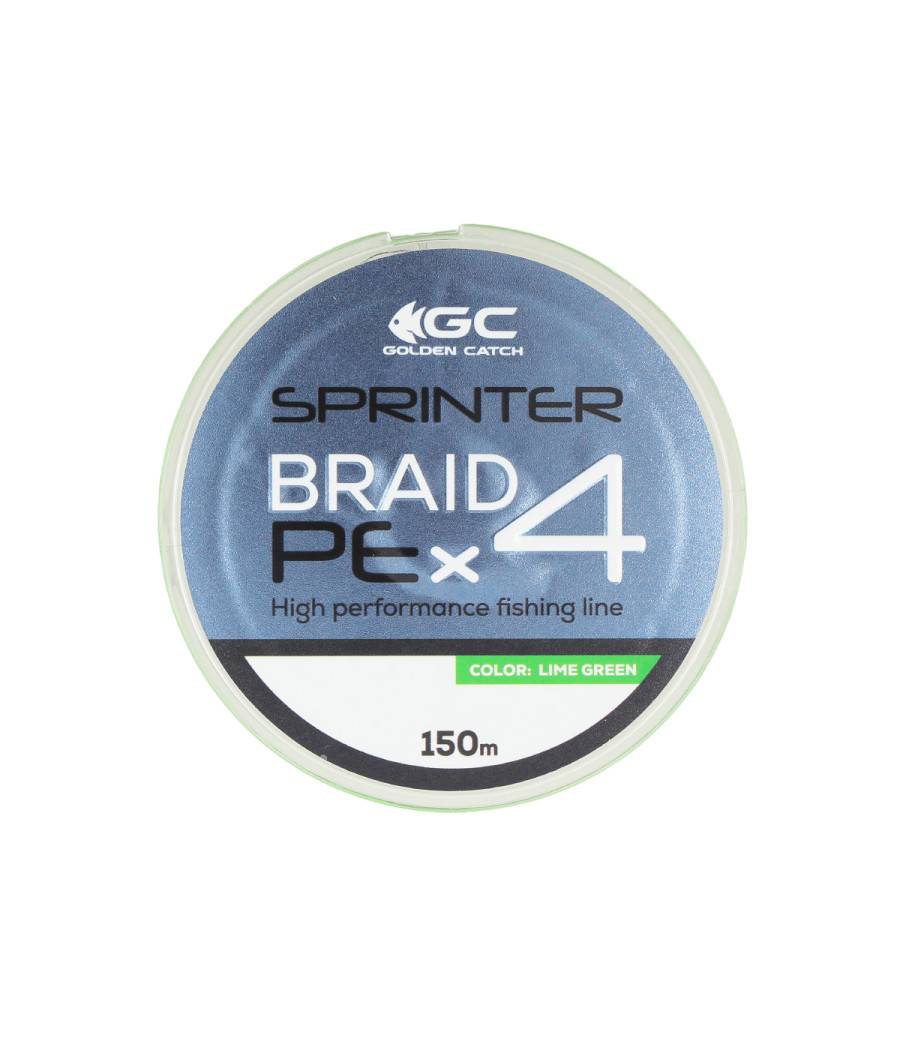 Шнур GC Sprinter PE X4 150м Lime Green №0.6