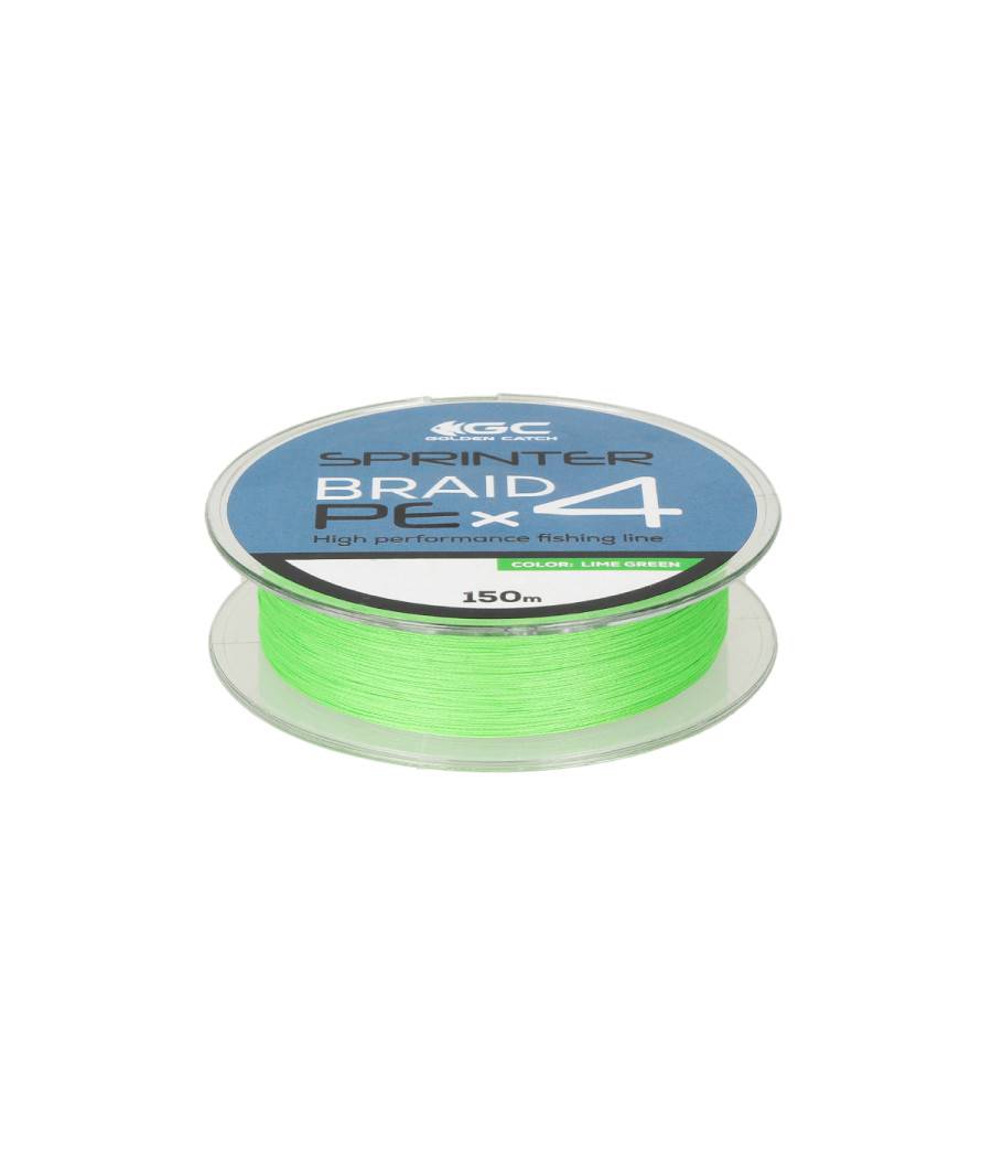 Шнур GC Sprinter PE X4 150м Lime Green №0.8