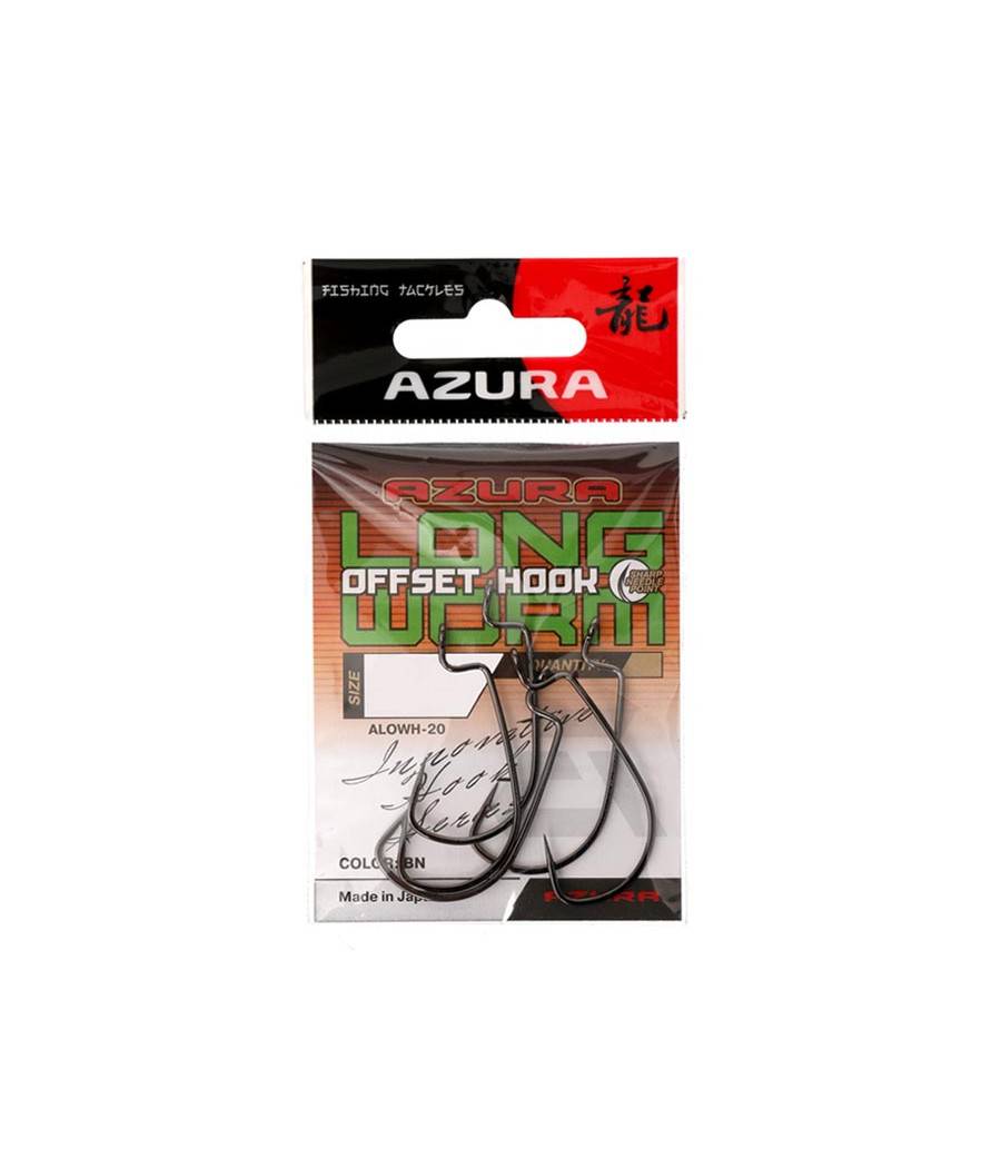 Гачки Azura Long Offset Worm Hook №3/0