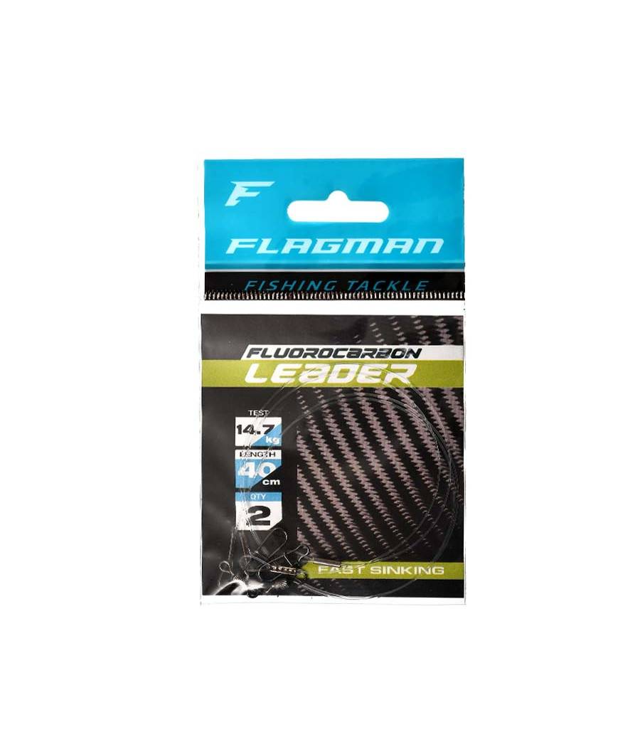Поводок Flagman Fluorocarbon Leader 14.7кг 40см