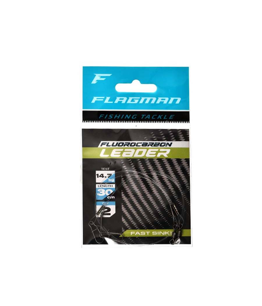 Повідець Flagman Fluorocarbon Leader 14.7кг 30см