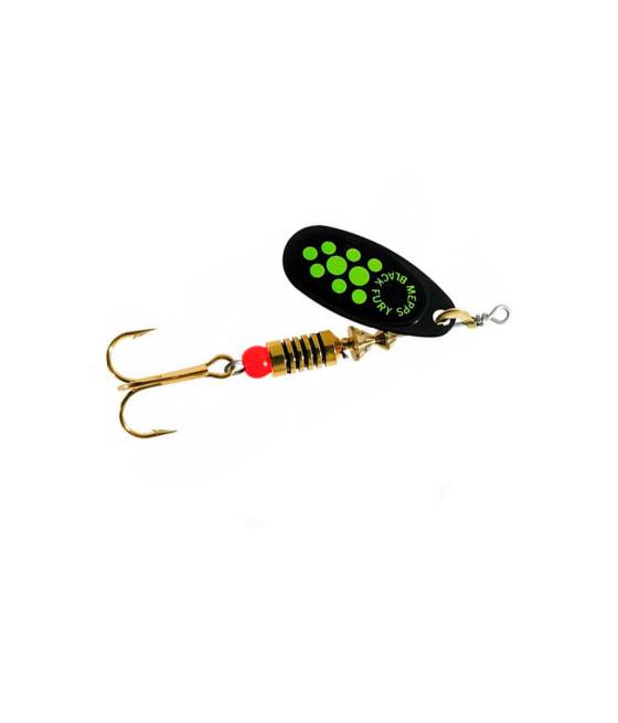 Блесна Mepps Black Fury Black/Green 6.5г