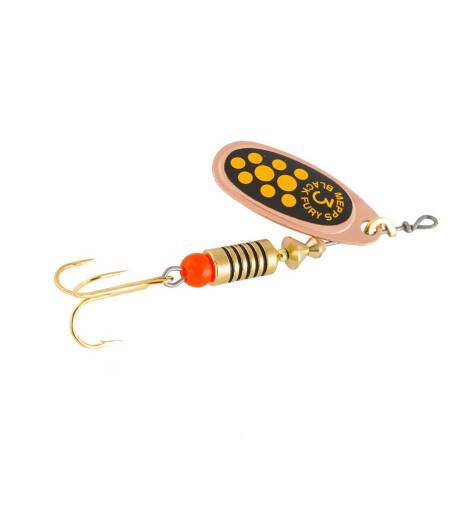 Блесна Mepps Black Fury Cooper/Yellow 6.5г