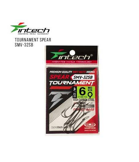 Крючок одинарный Intech Tournament Spear SMV-32SB (№06 (6шт))