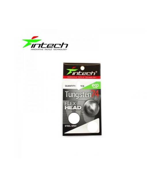 Грузило вольфрамовое "Чебурашка" Intech Tungsten 74 Steel Gray (1.0g (5шт))