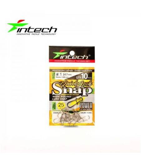 Застёжка Intech Quick lock Snap (10 шт) (№00)