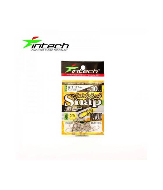 Застёжка Intech Quick lock Snap (10 шт) (№000)