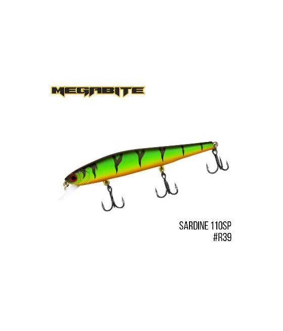 Воблер Megabite  Sardine 110SP (110 mm, 13.7 g, 1.2 m) (R39)