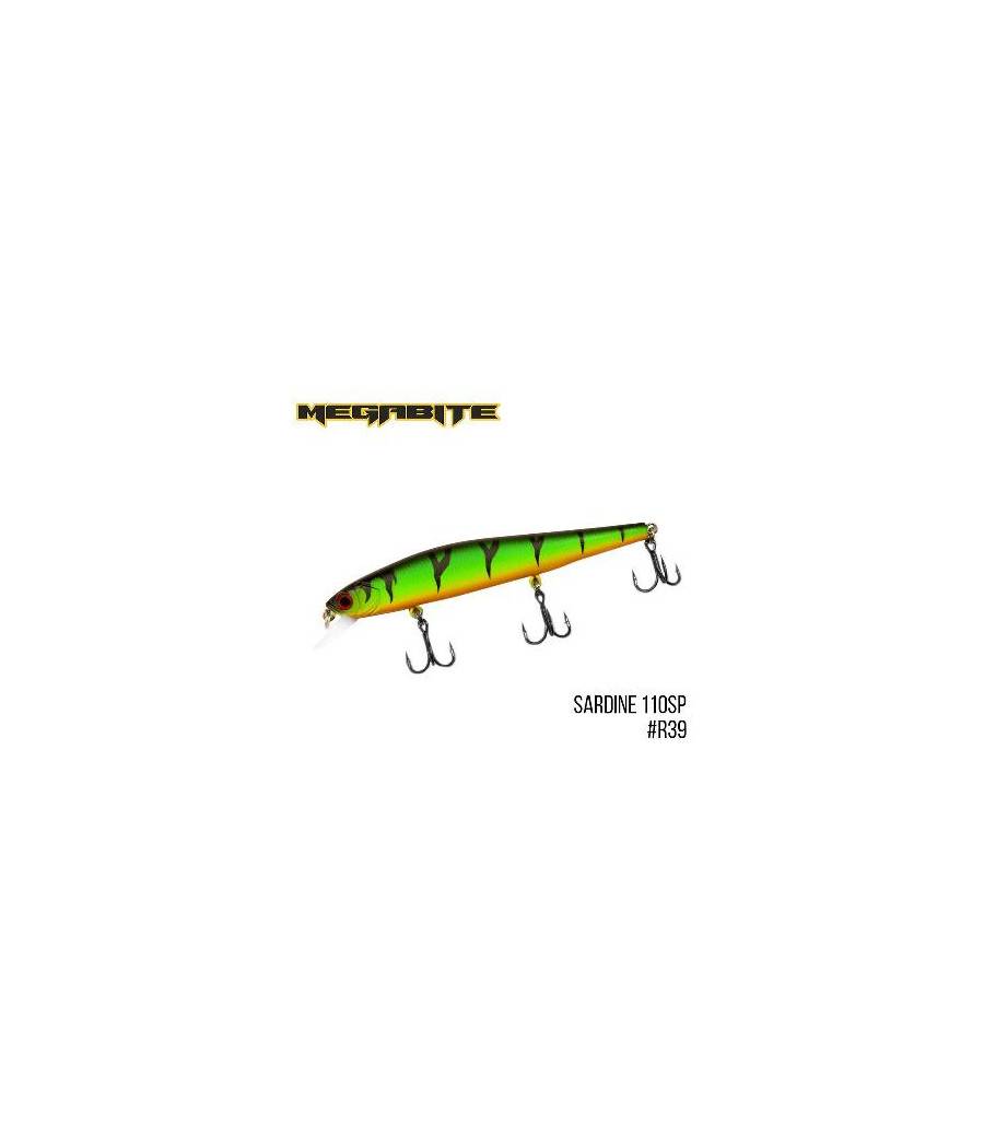Воблер Megabite  Sardine 110SP (110 mm, 13.7 g, 1.2 m) (R39)