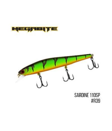 Воблер Megabite  Sardine 110SP (110 mm, 13.7 g, 1.2 m) (R39)
