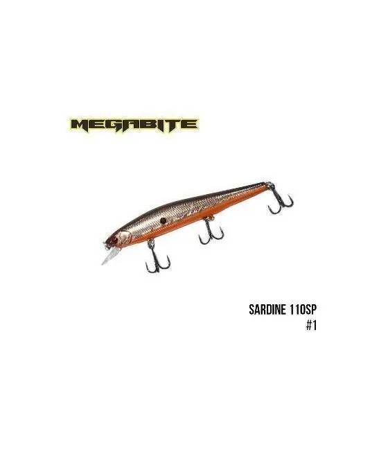Воблер Megabite  Sardine 110SP (110 mm, 13.6 g, 1.2 m) (1)