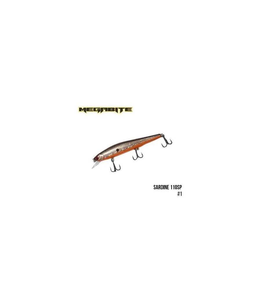 Воблер Megabite  Sardine 110SP (110 mm, 13.6 g, 1.2 m) (1)