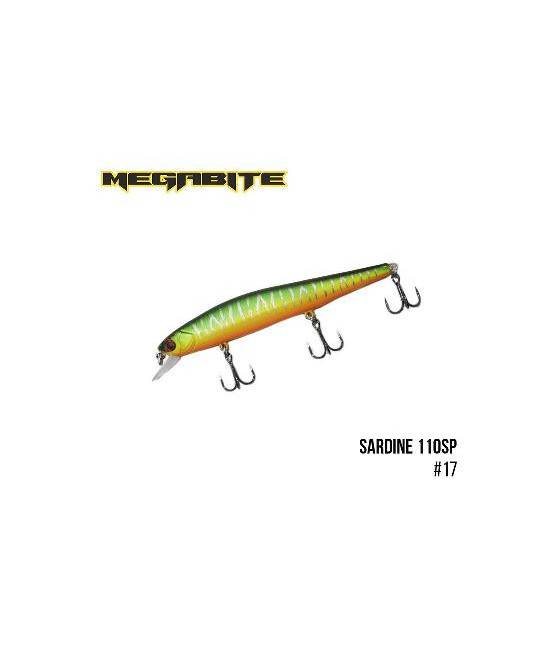 Воблер Megabite  Sardine 110SP (110 mm, 13.6 g, 1.2 m) (17)