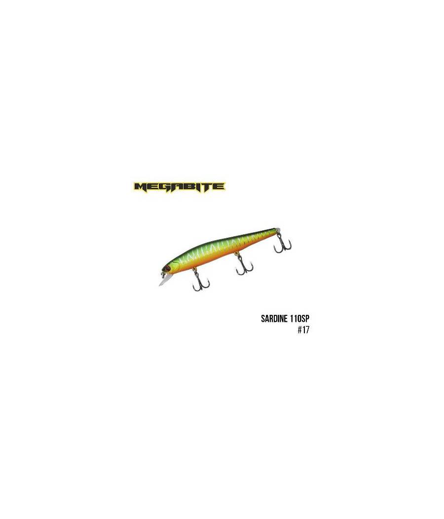 Воблер Megabite  Sardine 110SP (110 mm, 13.6 g, 1.2 m) (17)