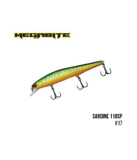 Воблер Megabite  Sardine 110SP (110 mm, 13.7 g, 1.2 m) (17)