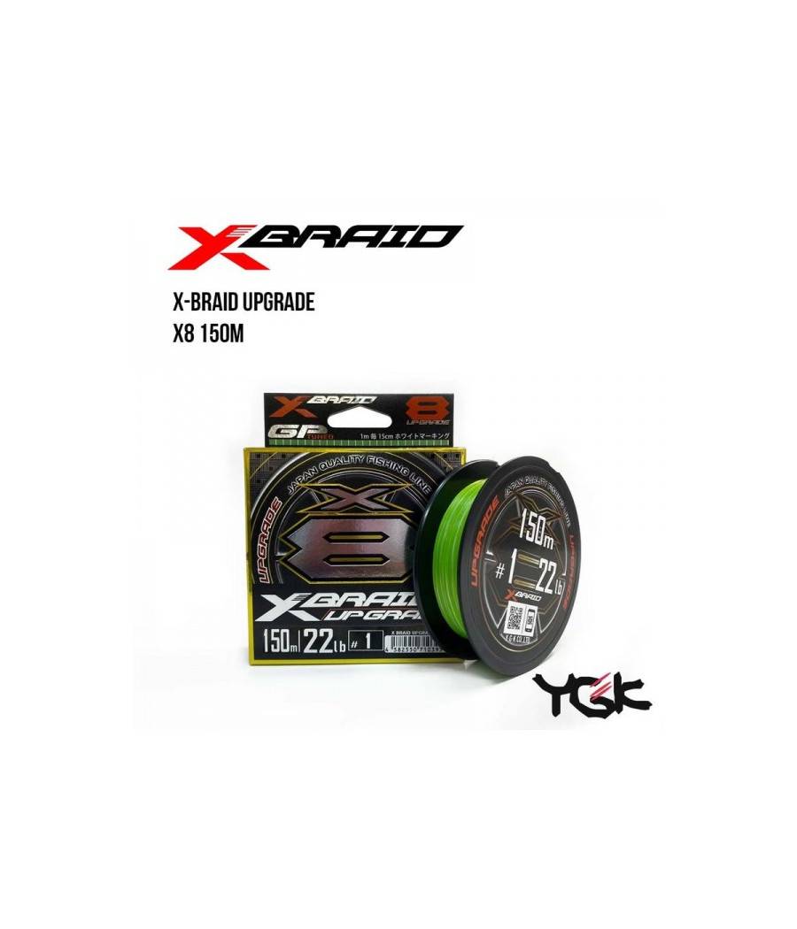 Шнур плетёный YGK X-Braid Upgrade X8 150 м (№1.2 (25lb / 11.34kg))