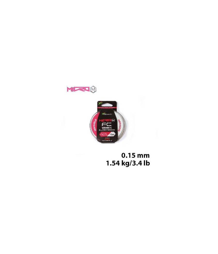 Флюорокарбон Intech Micron FC 12м (0.15mm (1.54kg / 3.4lb))