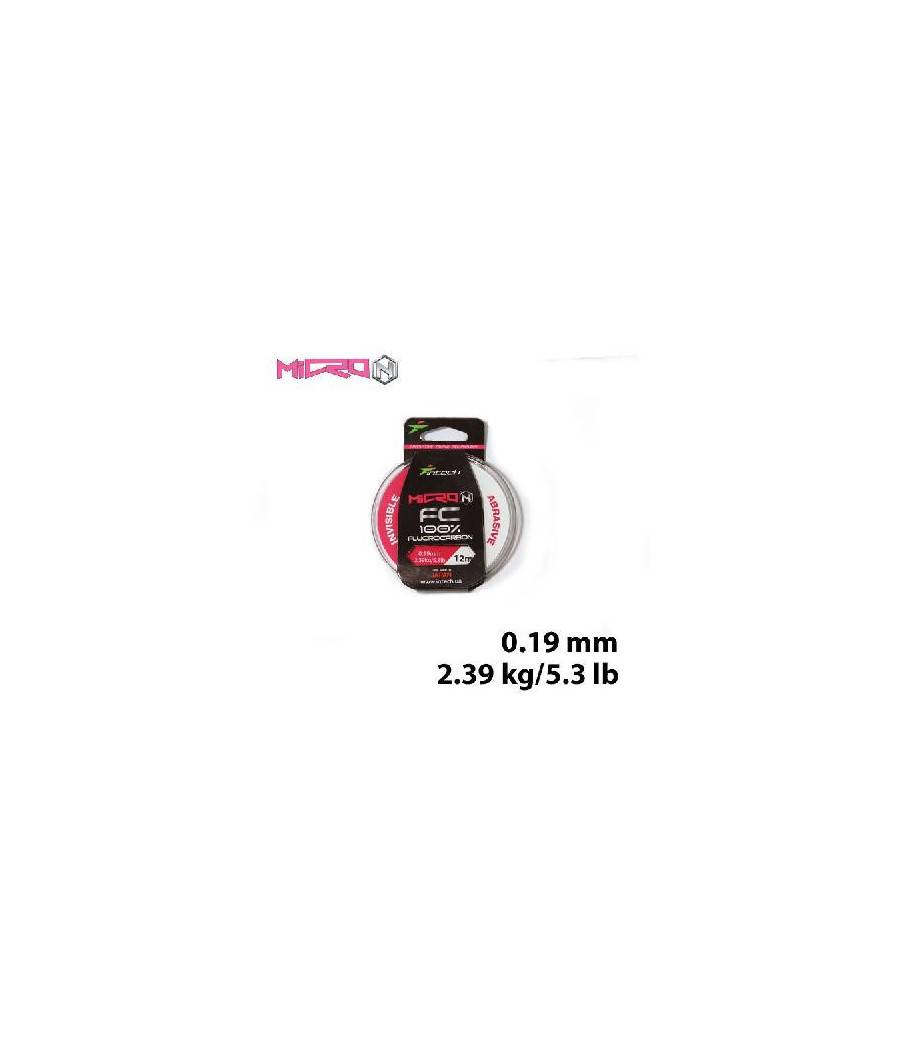 Флюорокарбон Intech Micron FC 12м (0.19mm (2.39kg / 5.3lb))