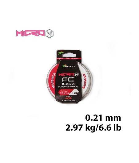 Флюорокарбон Intech Micron FC 12м (0.21mm (2.97kg / 6.6lb))