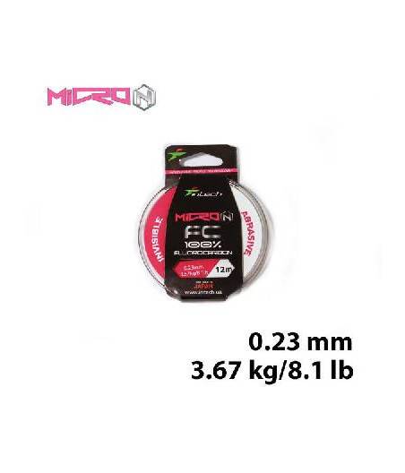 Флюорокарбон Intech Micron FC 12м (0.13mm (0.23mm (3.67kg / 8.1lb))