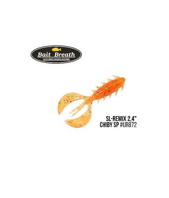 Силиконовая приманка Bait Breath SL-Remix Chiby SP 2,4" (10 шт) (Ur872 Halloween Orange)