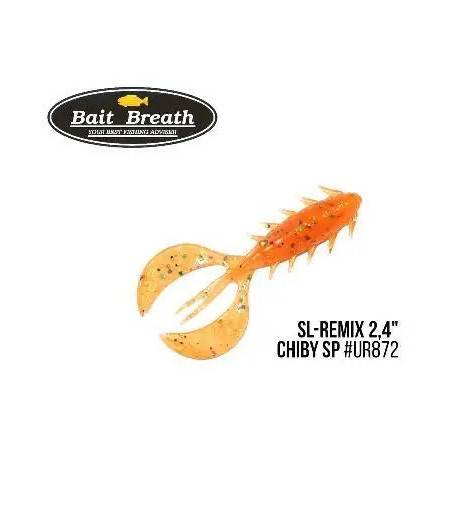 Силіконова приманка Bait Breath SL-Remix Chiby SP 2,4" (10 шт) (Ur872 Halloween Orange)