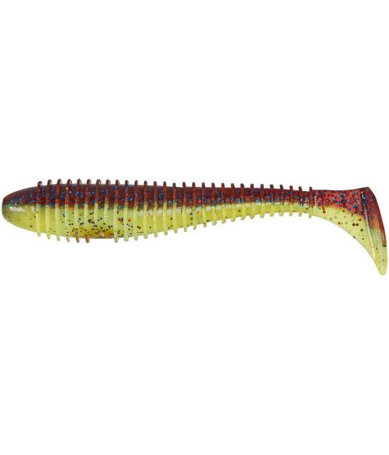 Силикон Keitech Swing Impact FAT 3.3" (7 шт/уп) ц:ea15 grape chart red flk