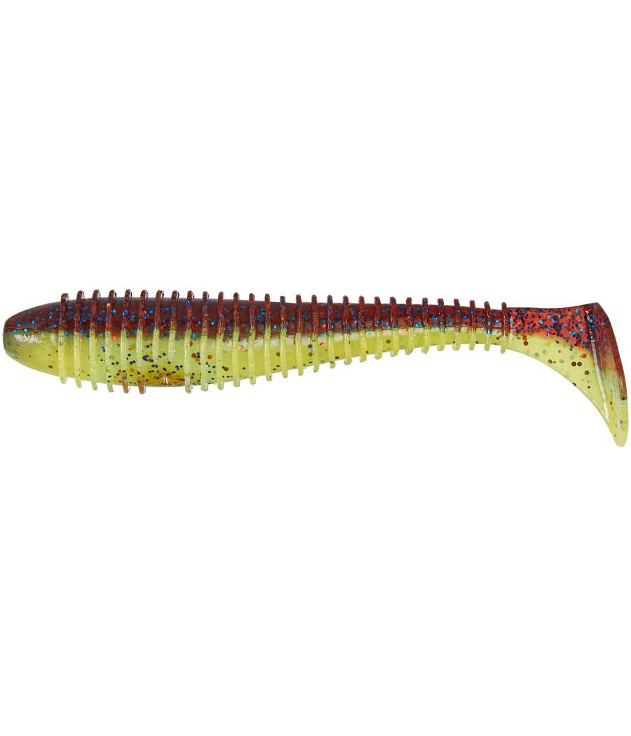 Силикон Keitech Swing Impact FAT 3.3" (7 шт/уп) ц:ea15 grape chart red flk