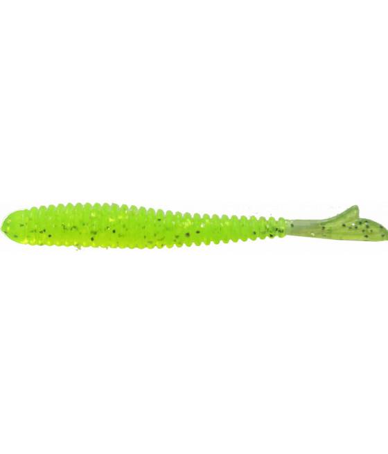 Силикон Bait Breath U30 Fish Tail Ringer 2" (10шт.) №Ur27 Chartreuse/silver