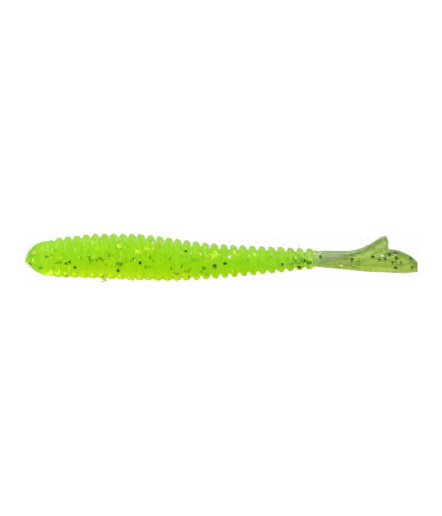 Силикон Bait Breath U30 Fish Tail Ringer 2" (10шт.) №Ur27 Chartreuse/silver