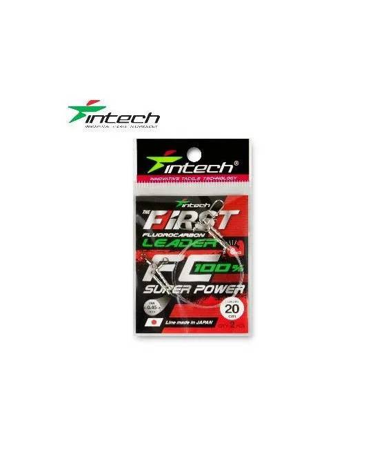 Поводок Флюорокарбоновый Intech FC First Leader 20 cm 2 шт (0.50 mm/9,00 kg)