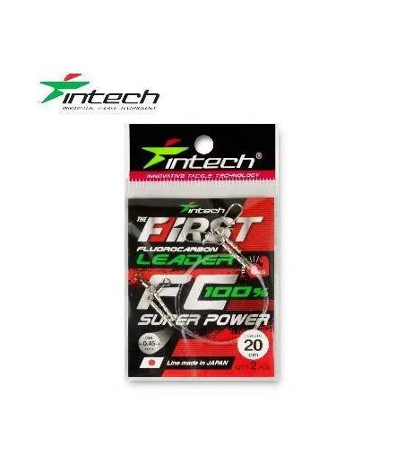 Повідець флюорокарбоновий Intech FC First Leader 25 cm 2 шт (0.50 mm/9,00 kg)