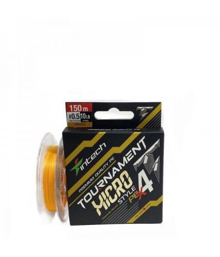 Шнур плетеный Intech Tournament Micro Style PE X4 150m №0.3 (6lb / 2.72kg)
