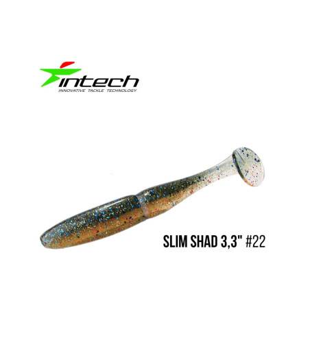 Силикон Intech Slim Shad 3,3" (7 шт) (№22)