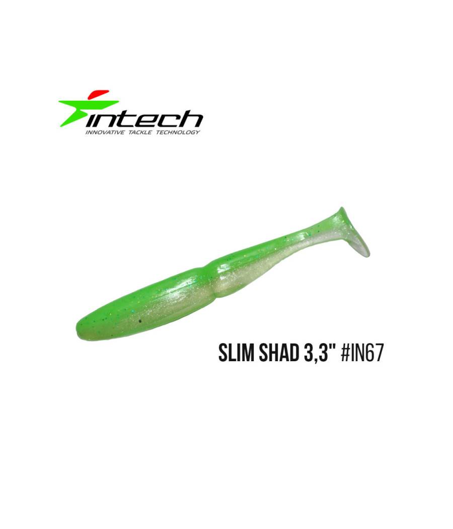 Силікон Intech Slim Shad 3,3" (7 шт) (IN67)