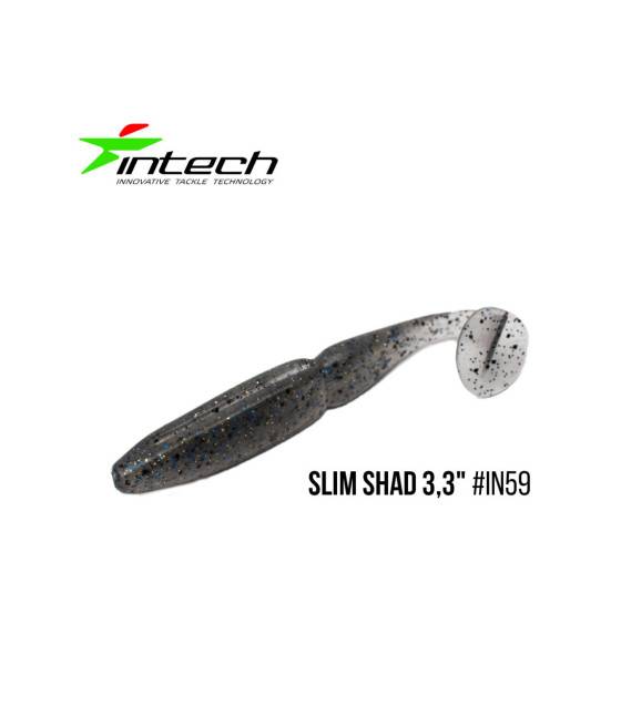 Силикон Intech Slim Shad 3,3" (7 шт) (IN59)