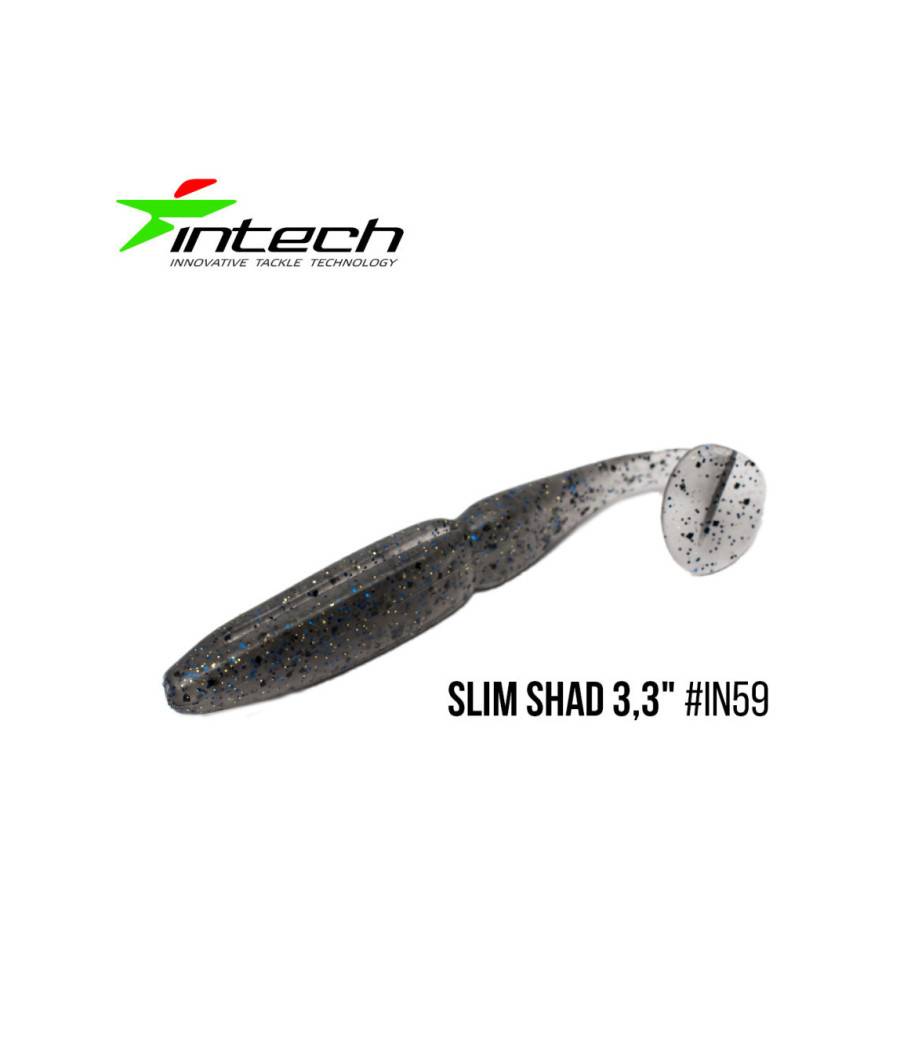 Силикон Intech Slim Shad 3,3" (7 шт) (IN59)