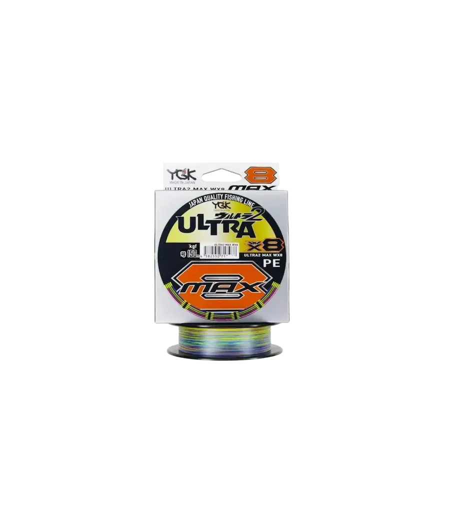 Шнур плетёный YGK Ultra2 MAX WX8 150m (№2.0 (15.5kg))