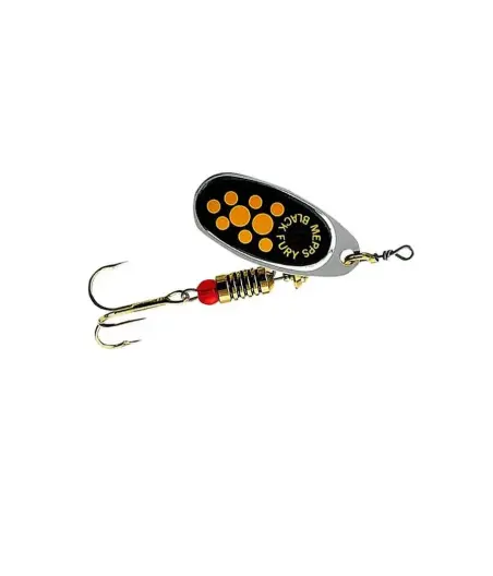 Блесна Mepps Black Fury Silver/Orange №2 4.5г