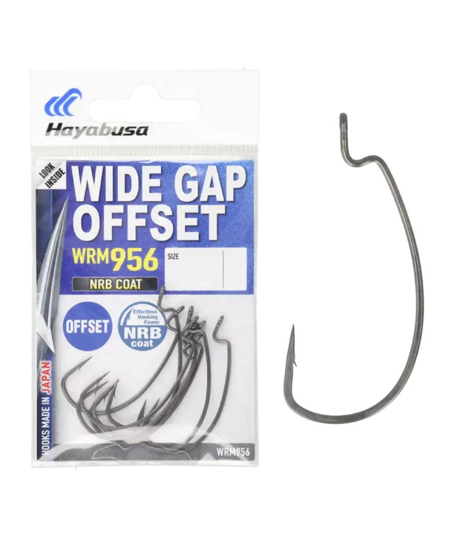 Крючок Hayabusa Offset Wide Gap WRM956NRB №6/0 (4шт)