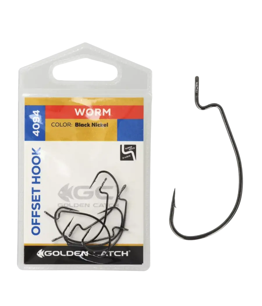 Крючок GC Offset Worm 4094BN №2/0(5шт)