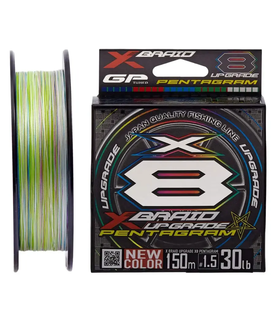 Шнур YGK X-Braid Upgrade X8 Pentagram 150m №0.5/0.117mm 12lb/5.5kg