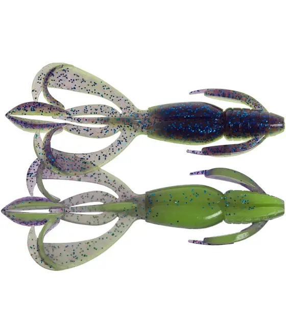Силикон Keitech Crazy Flapper 3.6" PAL№06 Violet Lime Berry (7 шт/уп)