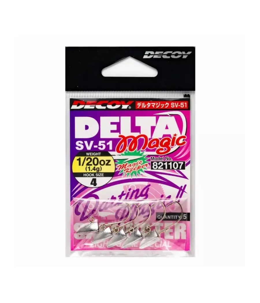 Джиг-головка Decoy Delta Magic SV-51 1/32 2.5г №4
