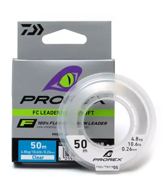 Флюорокарбон Daiwa Prorex FC Leader Super Soft 50m 4.8kg 0.26mm (12995-026)