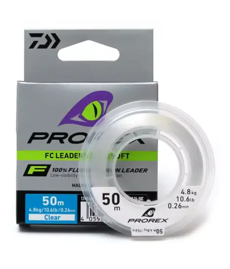 Флюорокарбон Daiwa Prorex FC Leader Super Soft 50m 4.8kg 0.26mm (12995-026)