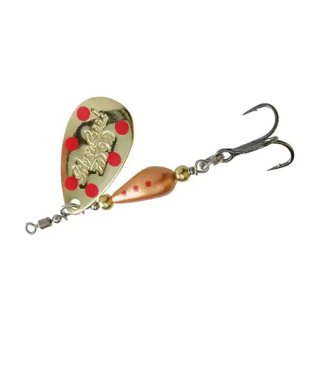 Блесна Daiwa Silver Creek Spinner 9g №3 Gold Dots (A0009320700)
