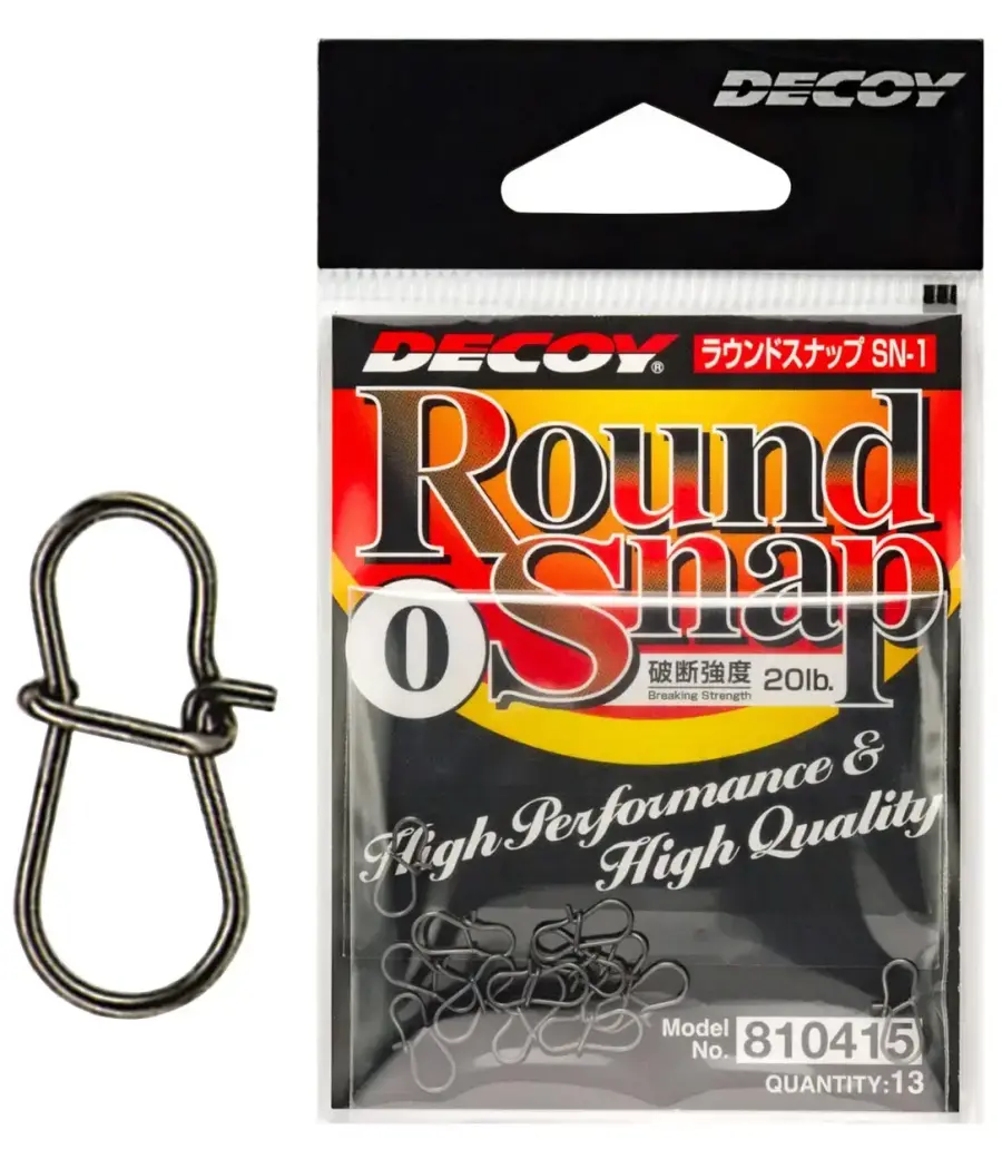 Застежка Decoy SN-1 Round Snap №000 12lb (13 шт/уп)